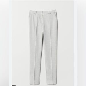 H&M light grey skinny leg trousers size 2